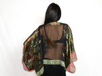 Burn Out Velvet Kimono