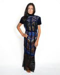 The 'Blue Lattice’ dress