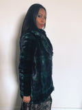 Emerald Plaid Coat