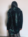 Emerald Plaid Coat