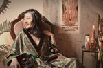 Emerald Indian Silk Kimono