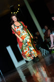 Stretch Floral Racer Back Dress