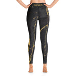 Black Marble Yoga Leggings