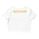 Gold Korsbar Crop Tee