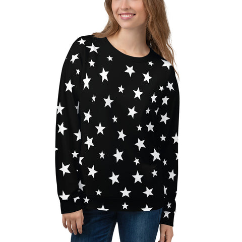 Black Stars Crew Neck