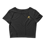 Gold Korsbar Crop Tee