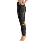 Black Marble Yoga Leggings